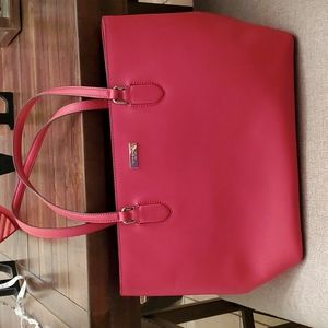 Kate Spade Large Coral Handbag Leather